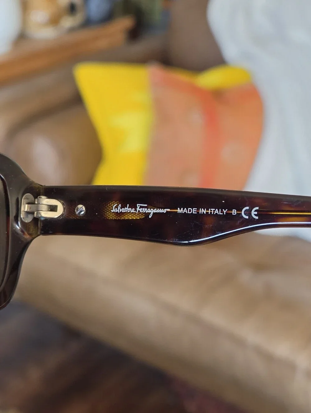 Salvatore Ferragamo Tortoiseshell Rectangular Sunglasses - Brown Lenses